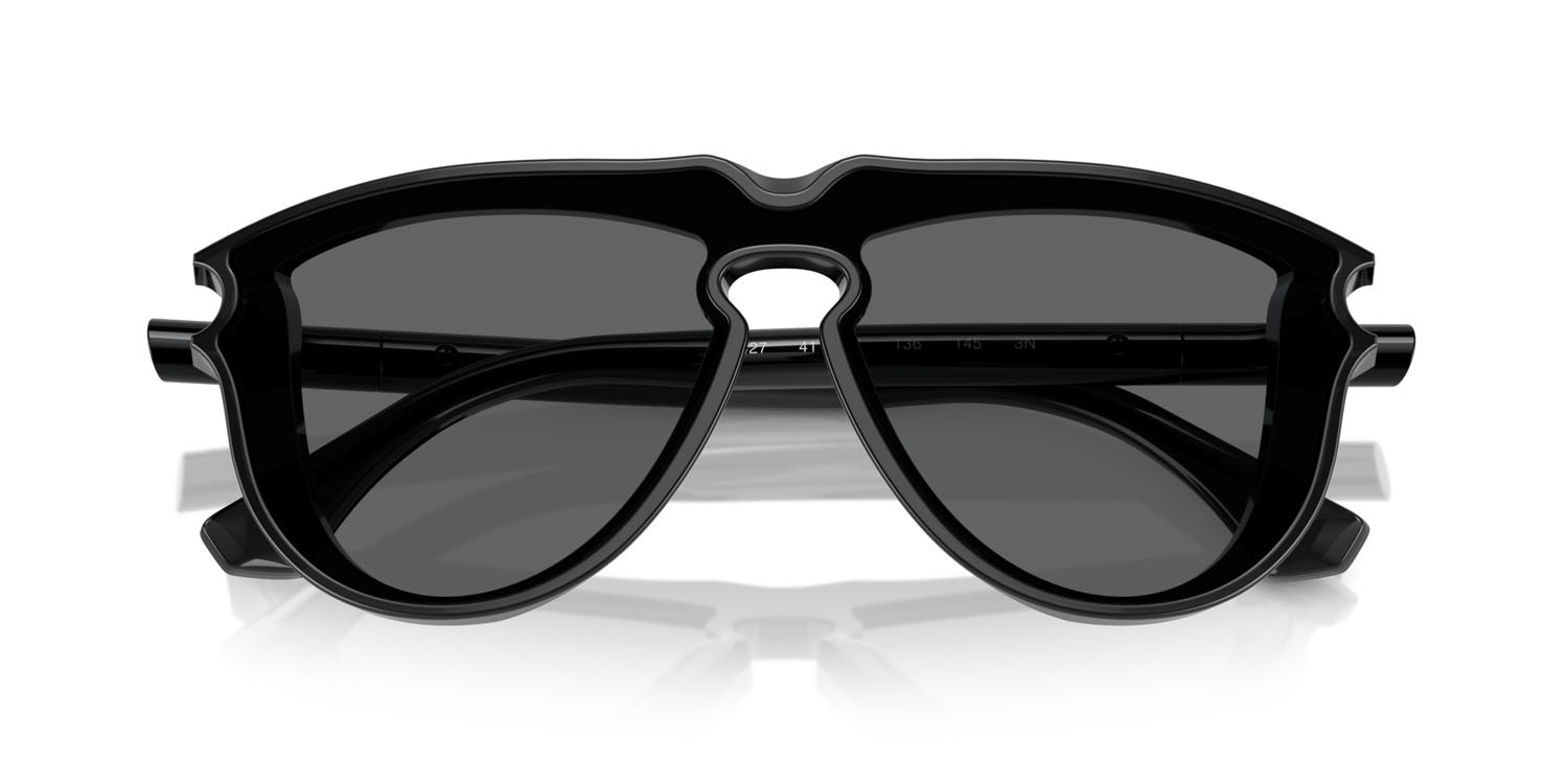 Occhiali da sole Burberry BE 4427 (411287) colore grigio scuro forma aviator lenti grigio scuro