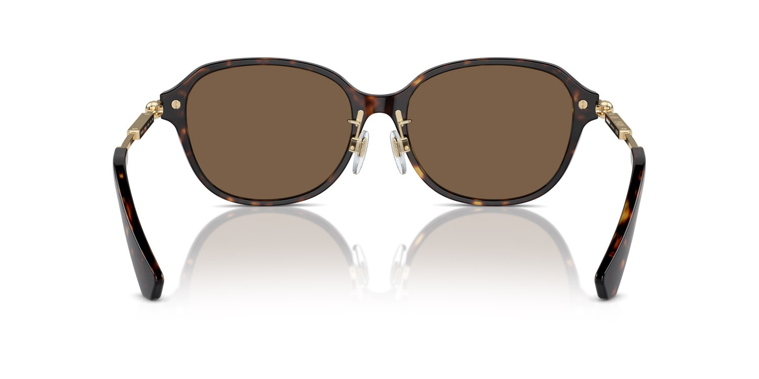Occhiali da sole Burberry BE 4429D (300273) colore havana scuro forma cat eye lenti marrone scuro