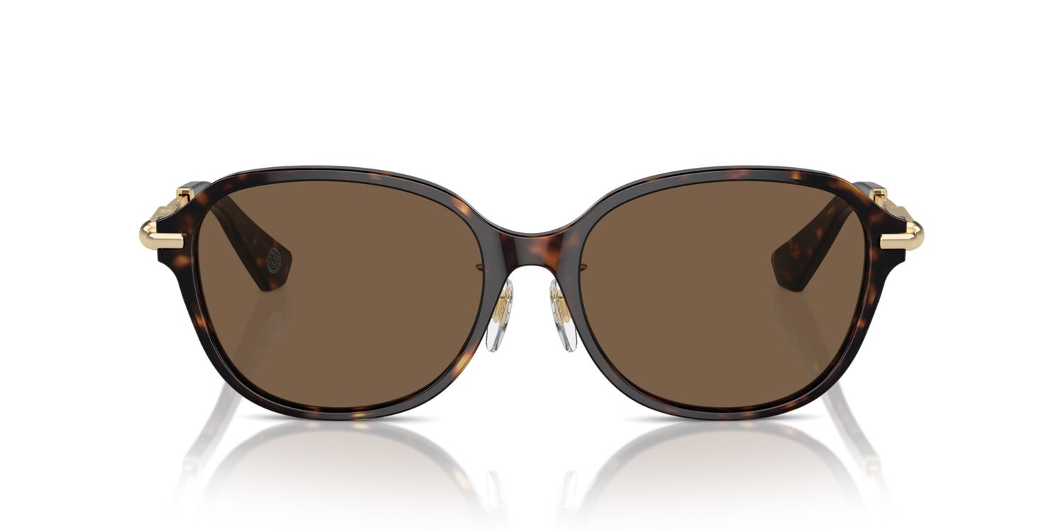 Occhiali da sole Burberry BE 4429D (300273) colore havana scuro forma cat eye lenti marrone scuro