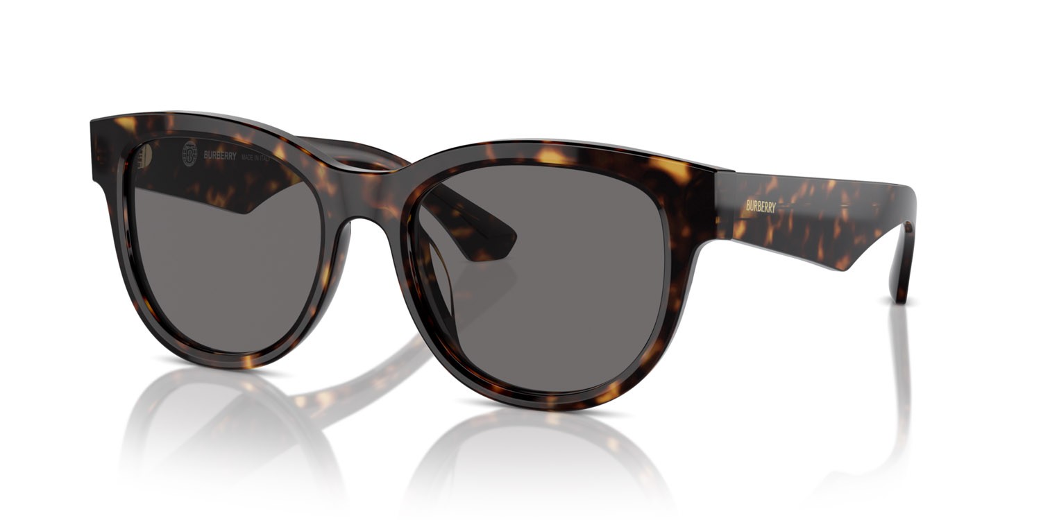 Occhiali da sole Burberry BE 4432U (300281) colore havana scuro forma pantos lenti polarized grigio scuro