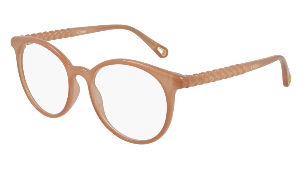 Occhiali da vista Chloé CH0006O-005 colore pink forma rotondo lenti transparent