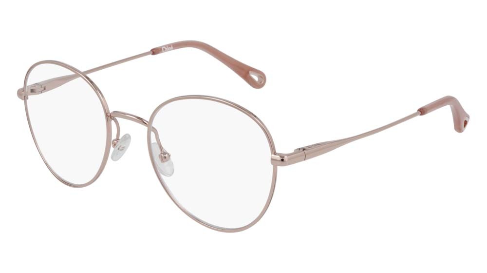 Occhiali da vista Chloé CH0021O-005 colore red forma rotondo lenti transparent