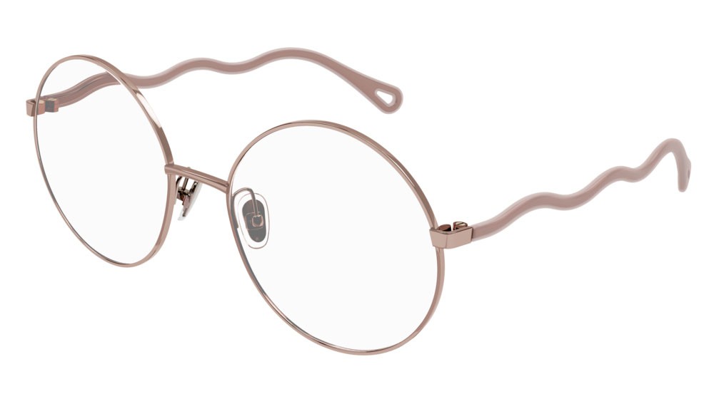 Occhiali da vista Chloé CH0057O-005 colore pink forma rotondo lenti transparent