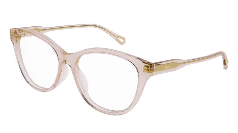 Occhiali da vista Chloé CH0085O-007 colore pink forma cat eye lenti transparent