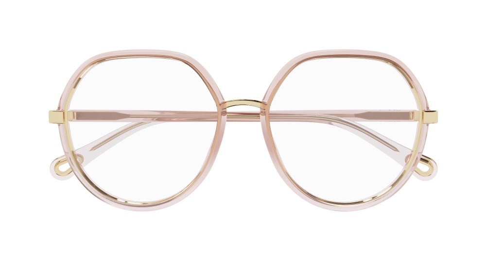 Occhiali da vista Chloé CH0131O-001 colore arancione forma aviator lenti trasparente