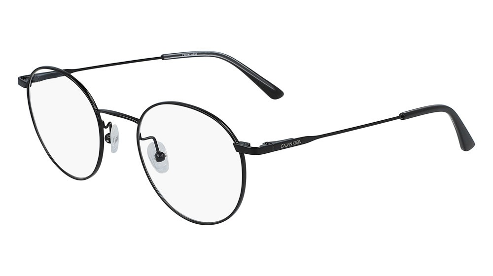Eyeglasses Calvin Klein CK19119 (001) color black shape round lenses demo