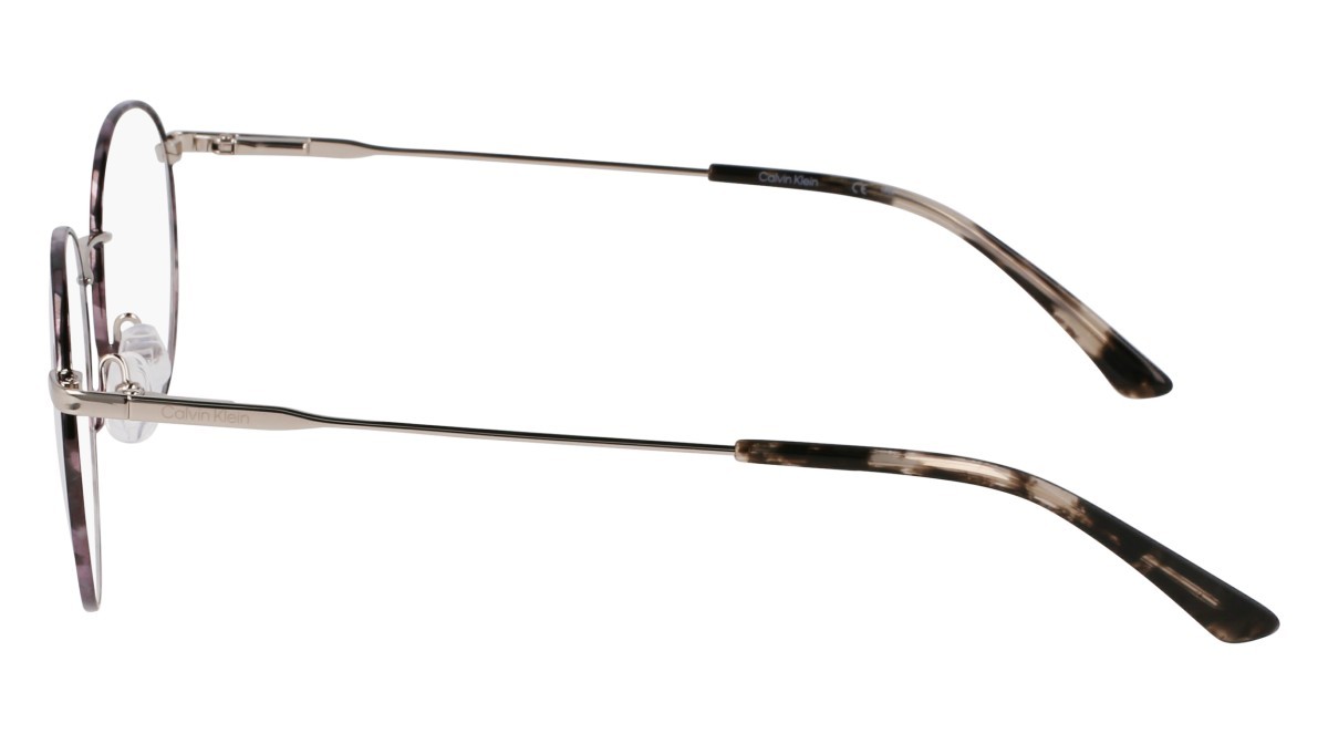 Eyeglasses Calvin Klein CK19119 (025) color grey havana shape round lenses color add 1
