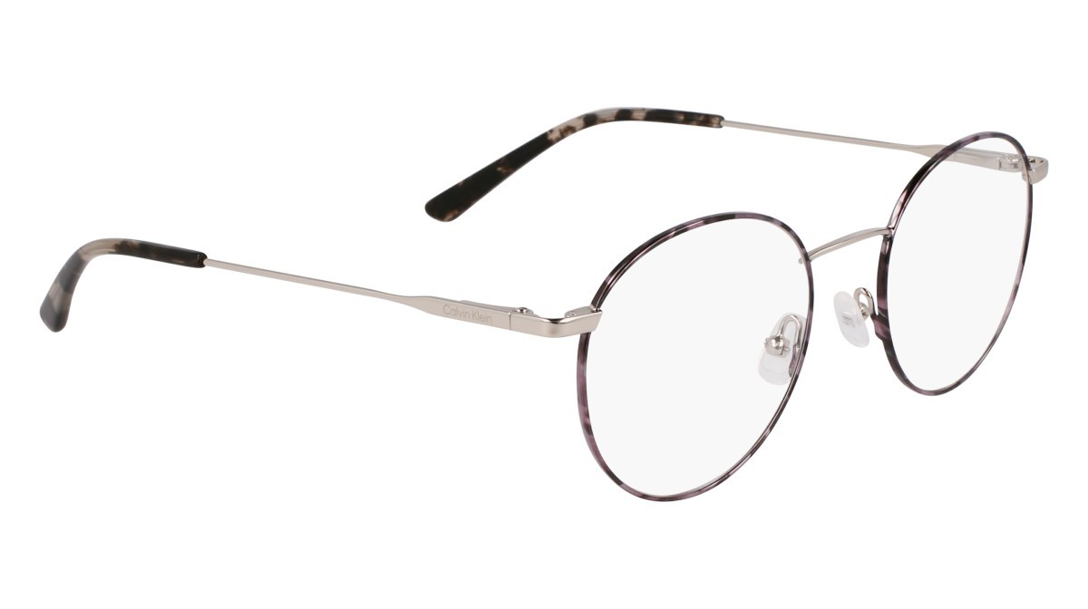Eyeglasses Calvin Klein CK19119 (025) color grey havana shape round lenses color add 1