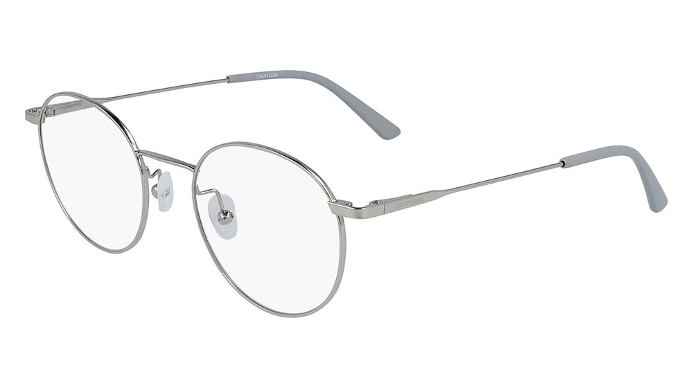 Eyeglasses Calvin Klein CK19119 (045) color silver shape round lenses demo