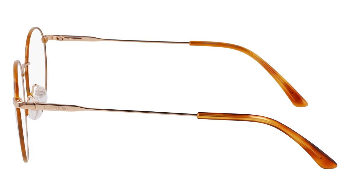 Eyeglasses Calvin Klein CK19119 (213) color blonde havana shape round lenses color add 3