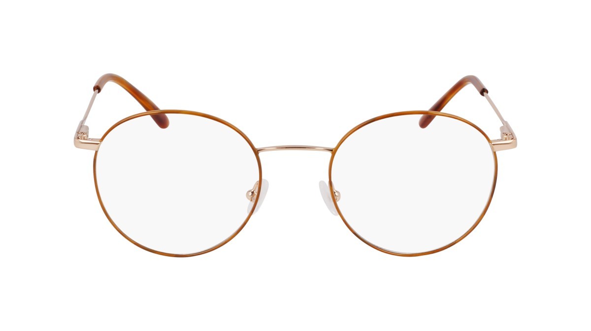 Eyeglasses Calvin Klein CK19119 (213) color blonde havana shape round lenses color add 3