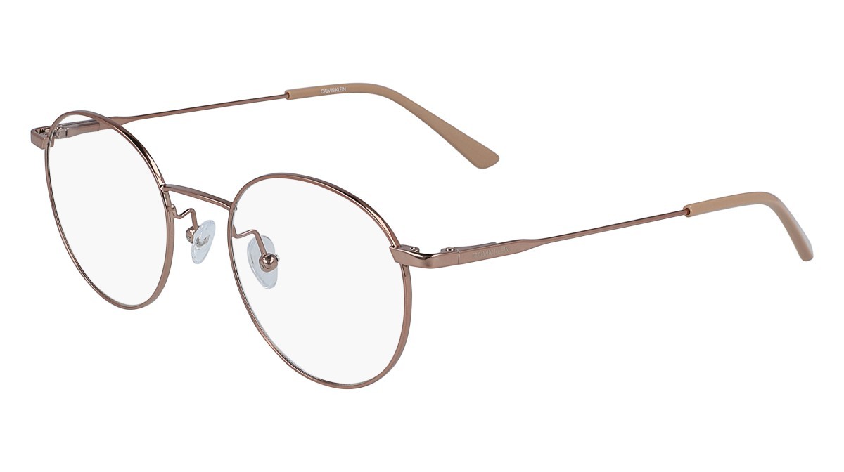 Eyeglasses Calvin Klein CK19119 N (781) color amber gold shape round 