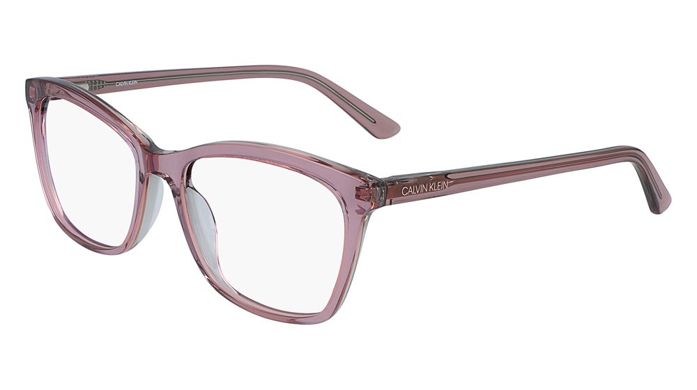 Brillen Calvin Klein CK19529 (535) farbe crystal mauve/rose form pantos gläser demo