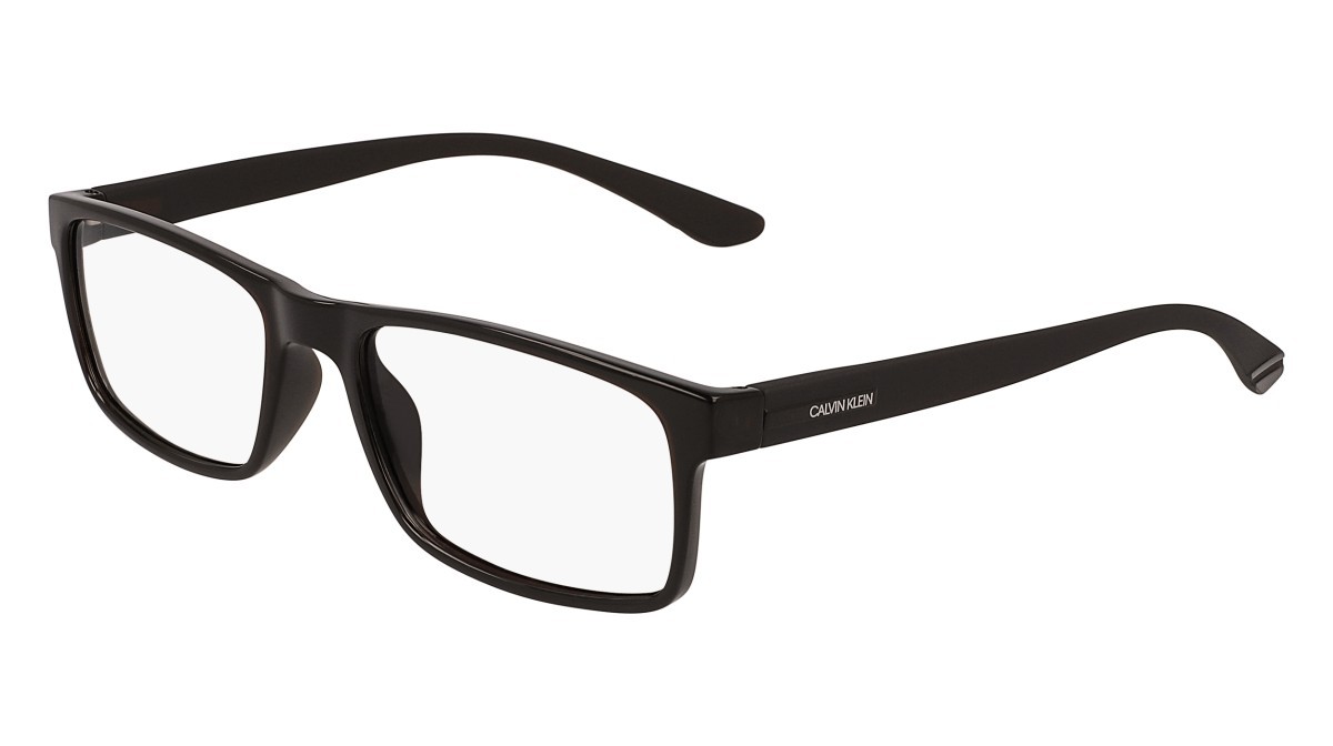 Eyeglasses Calvin Klein CK19569N (210) color crystal brown shape rectangle 