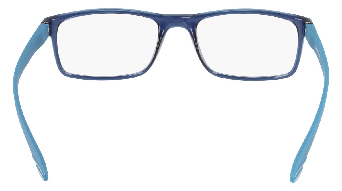 Eyeglasses Calvin Klein CK19569N (430) color teal shape rectangle 
