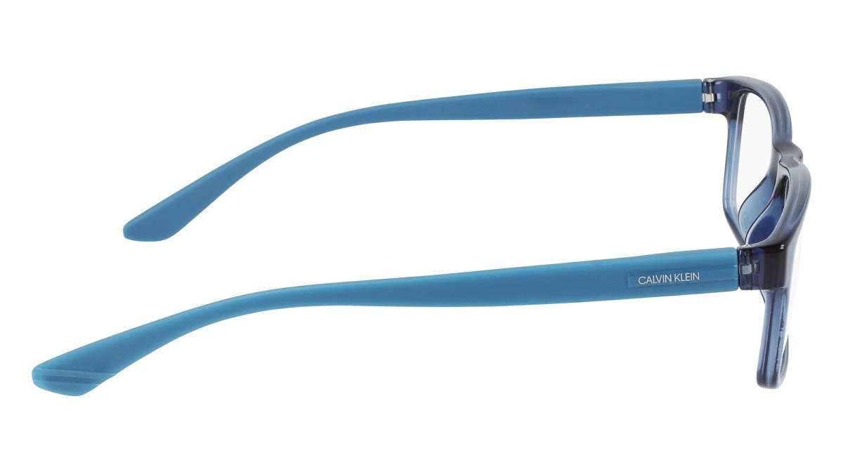 Eyeglasses Calvin Klein CK19569N (430) color teal shape rectangle 