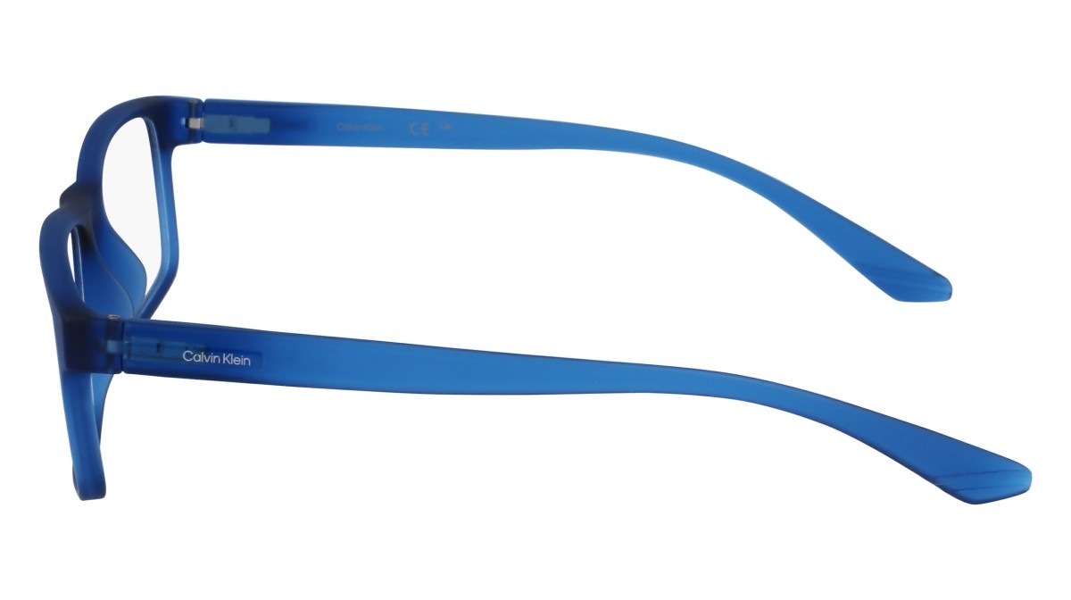 Eyeglasses Calvin Klein CK19569N (438) color blue shape rectangle 