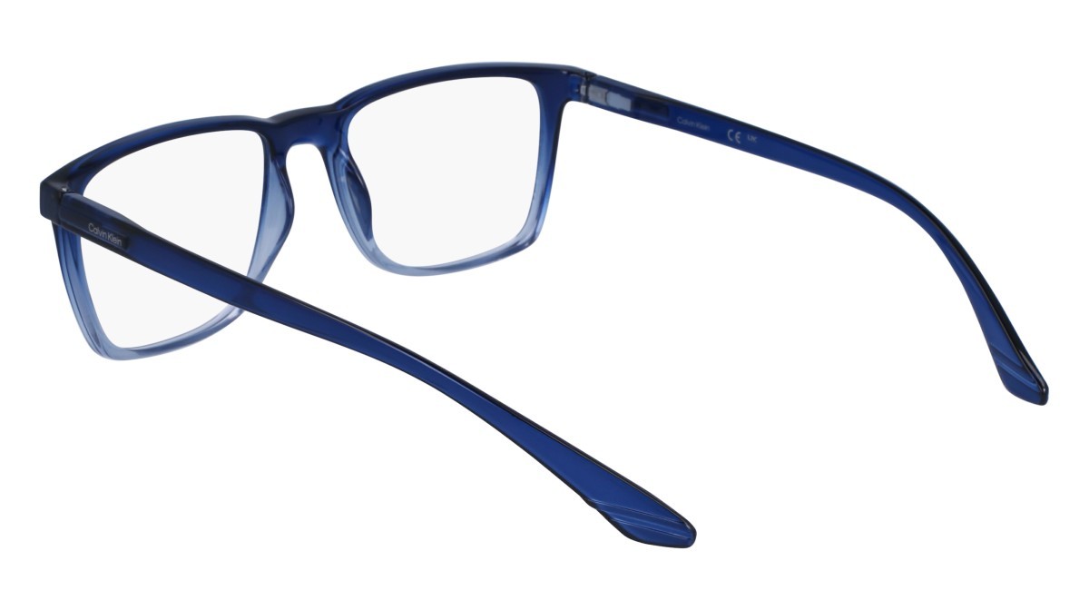 Eyeglasses Calvin Klein CK19573N (415) color blue grey gradient shape rectangle 