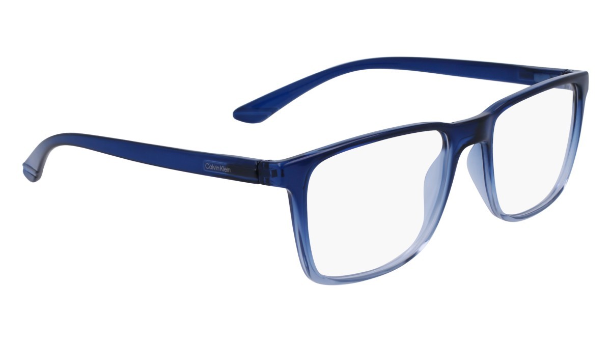 Eyeglasses Calvin Klein CK19573N (415) color blue grey gradient shape rectangle 