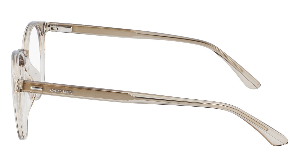 Eyeglasses Calvin Klein CK20527 (270) color crystal beige shape round 
