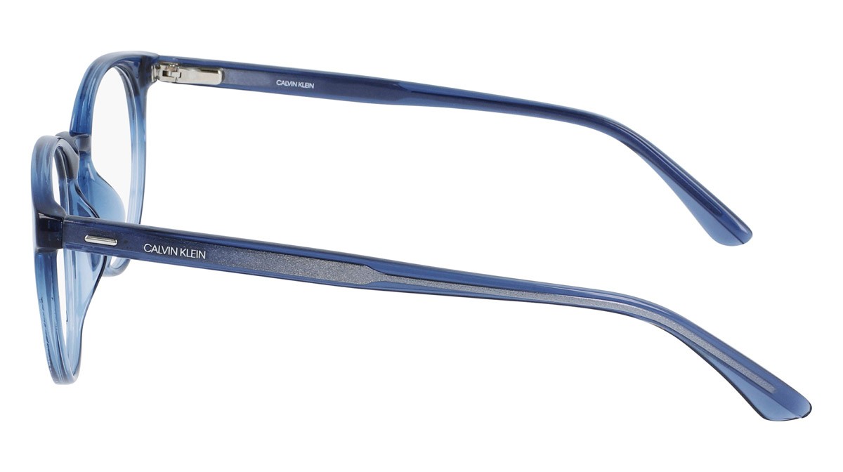 Eyeglasses Calvin Klein CK20527 (405) color crystal blue shape round 