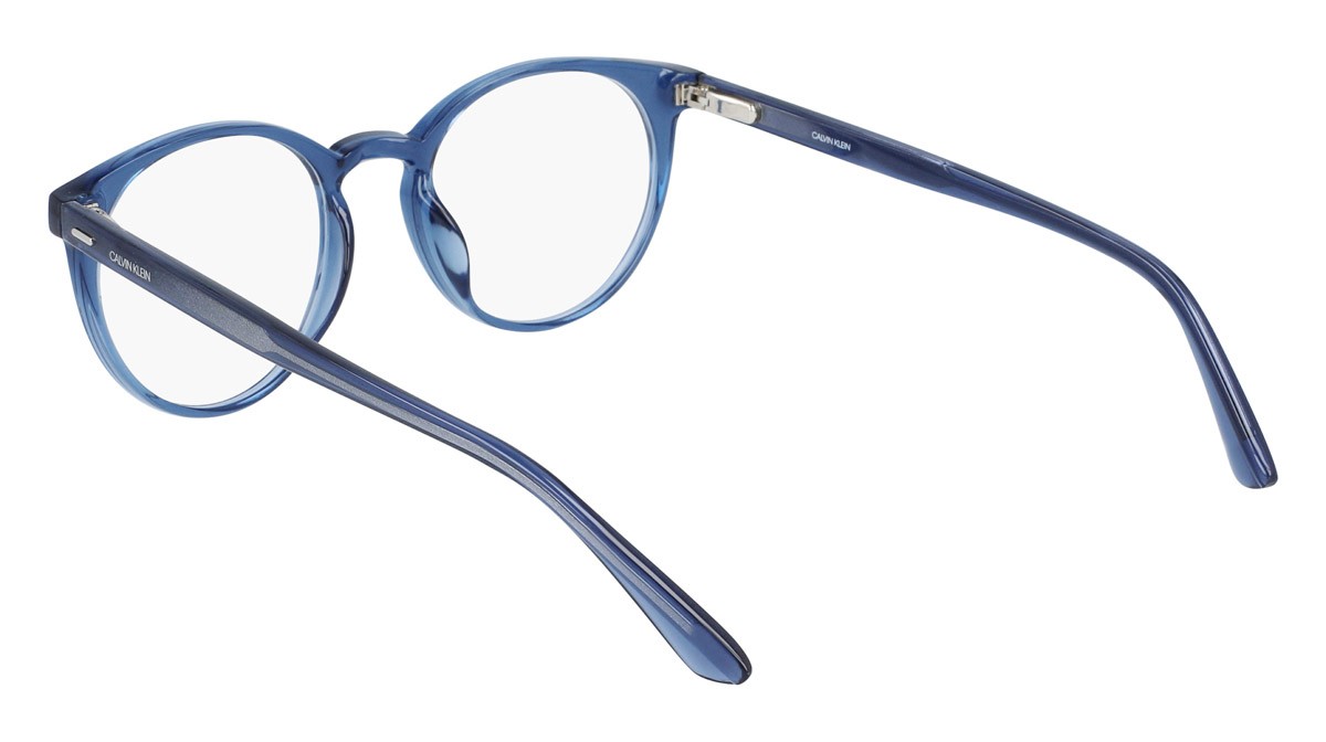 Eyeglasses Calvin Klein CK20527 (405) color crystal blue shape round 