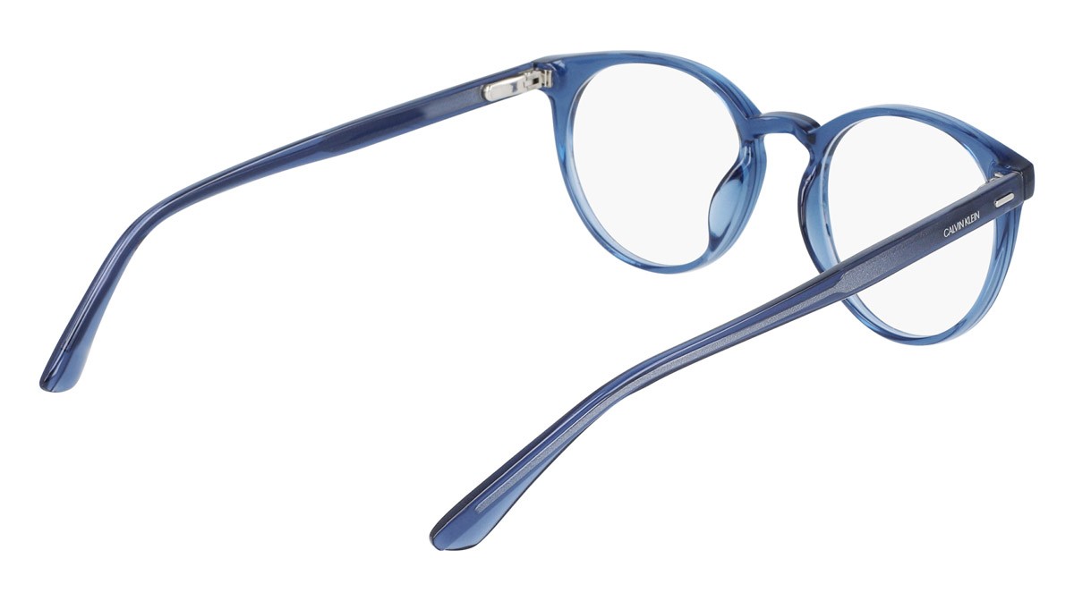 Eyeglasses Calvin Klein CK20527 (405) color crystal blue shape round 