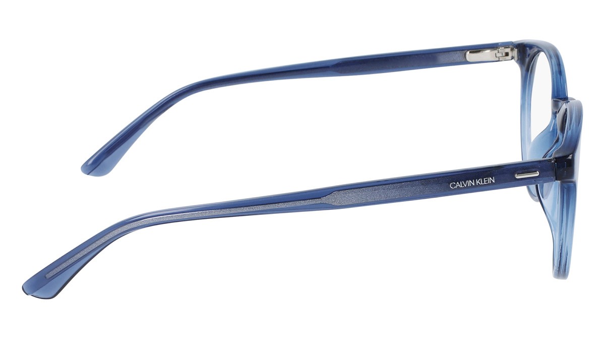 Eyeglasses Calvin Klein CK20527 (405) color crystal blue shape round 
