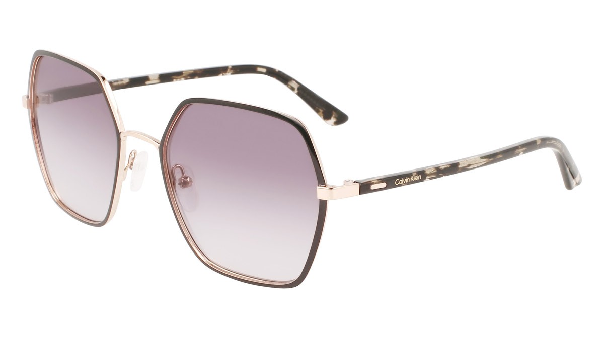 Sonnenbrillen Calvin Klein CK21131S (001) farbe black form rechteckig gläser gradient grey