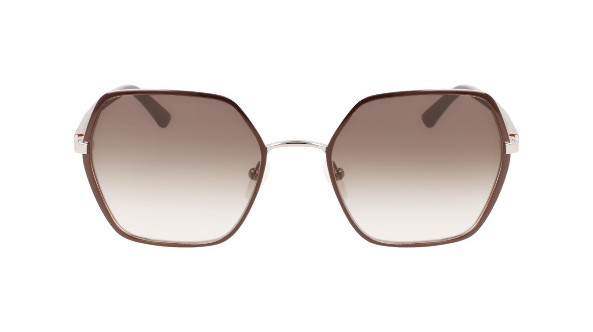 Sunglasses Calvin Klein CK21131S N (200) color brown shape rectangle 