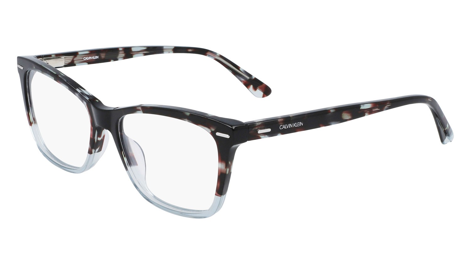 Brillen Calvin Klein CK21501 (443) farbe aqua tortoise form rechteckig 