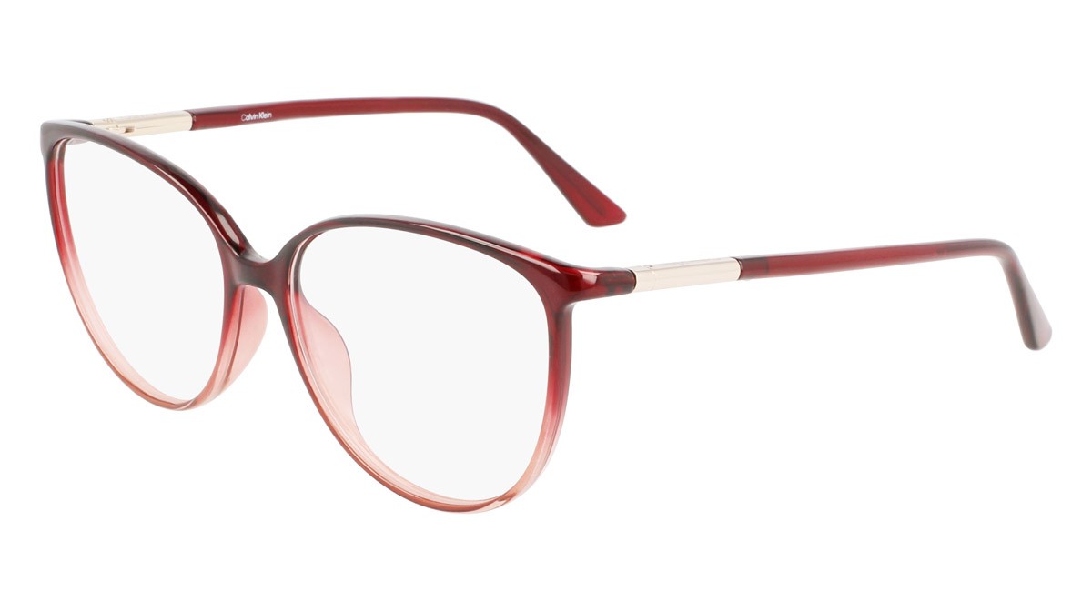 Brillen Calvin Klein CK21521 (605) farbe burgundy form pantos 