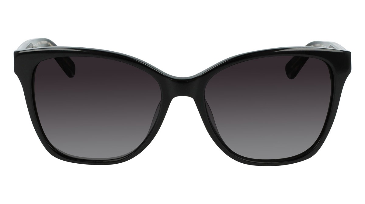 Sunglasses Calvin Klein CK21529S (001) color black shape rectangle lenses grey gradient