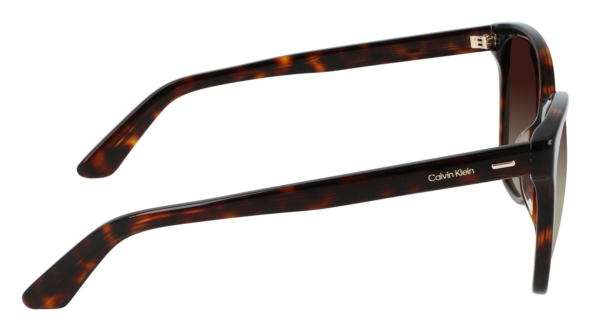 Sunglasses Calvin Klein CK21529S (220) color brown havana shape rectangle lenses gradient brown