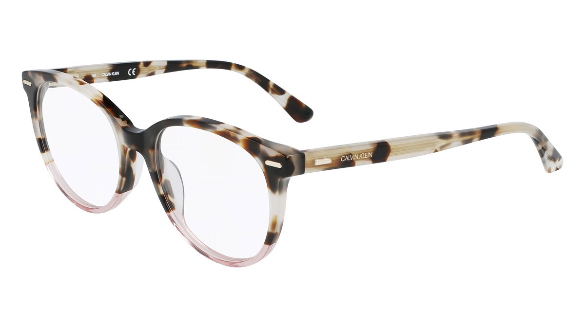 Brillen Calvin Klein CK21710 (111) farbe ivory tortoise form pantos 