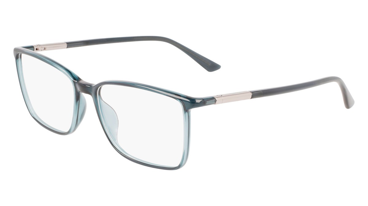 Occhiali da vista Calvin Klein CK22508 (431) colore petrol forma rettangolare 