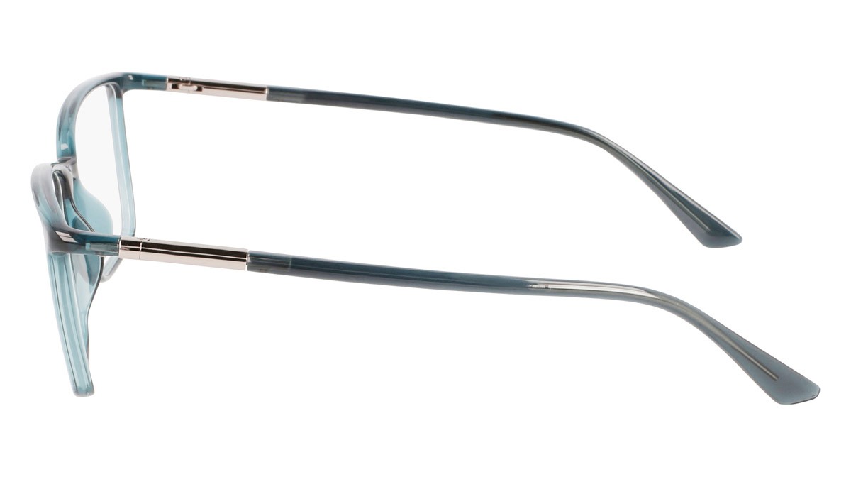 Occhiali da vista Calvin Klein CK22508 (431) colore petrol forma rettangolare 