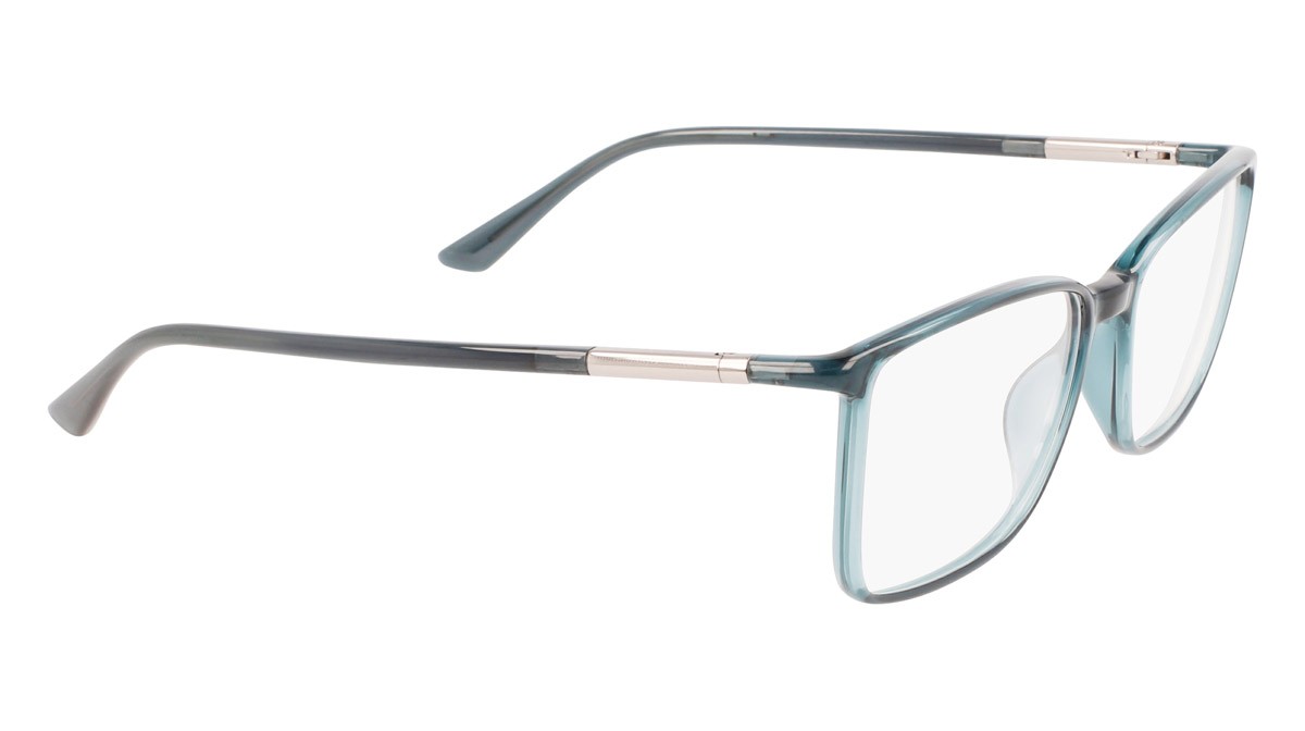 Occhiali da vista Calvin Klein CK22508 (431) colore petrol forma rettangolare 