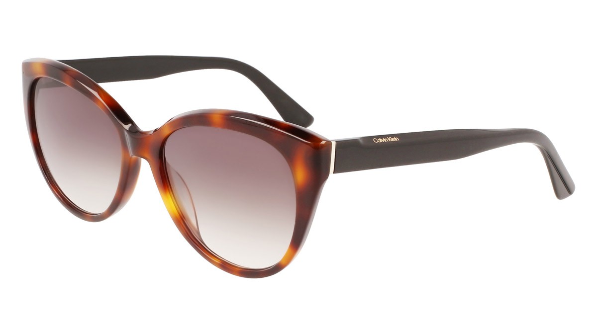 Sonnenbrillen Calvin Klein CK22520S (236) farbe havana/black form cat-eye 