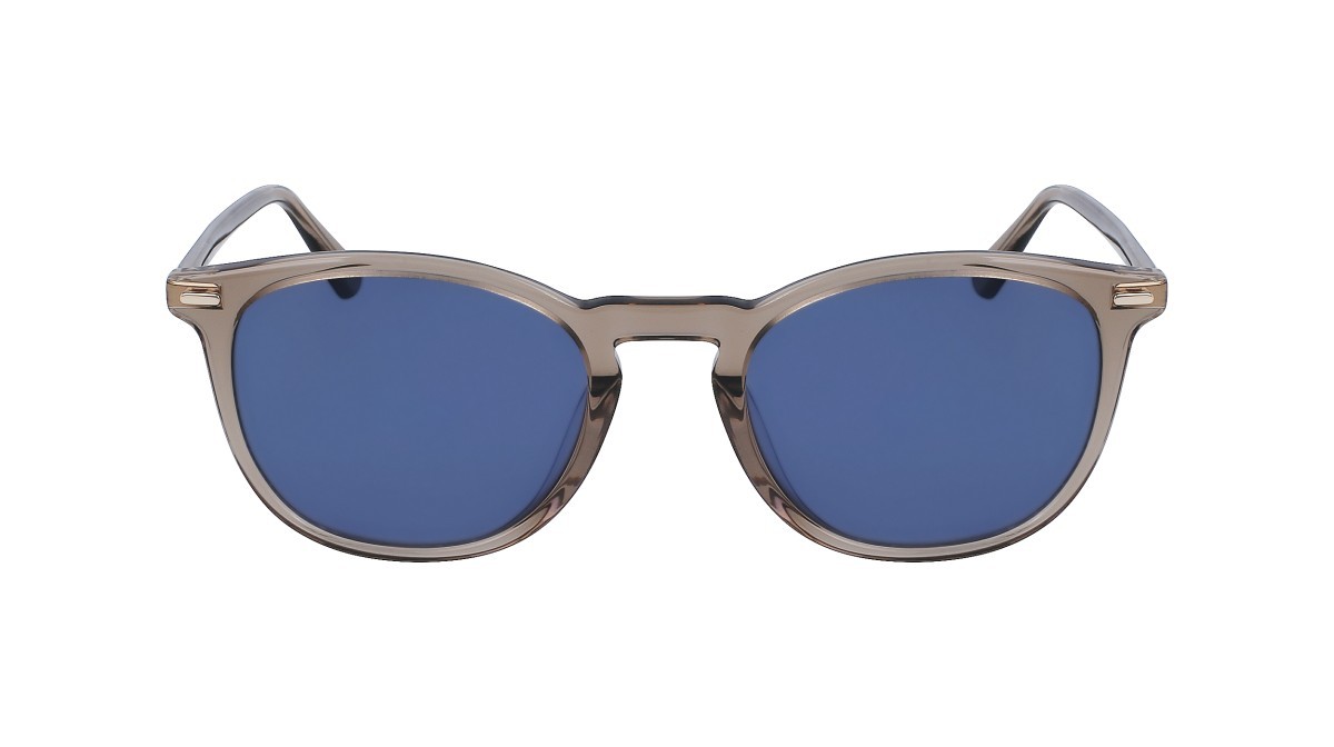 Sunglasses Calvin Klein CK22533S (058) color oyster shape round lenses solid blue
