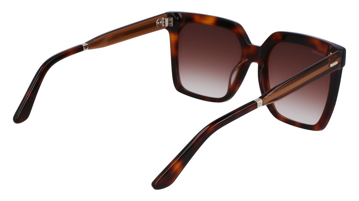 Sonnenbrillen Calvin Klein CK22534S (220) farbe brown havana form quadratisch gläser gradient brown