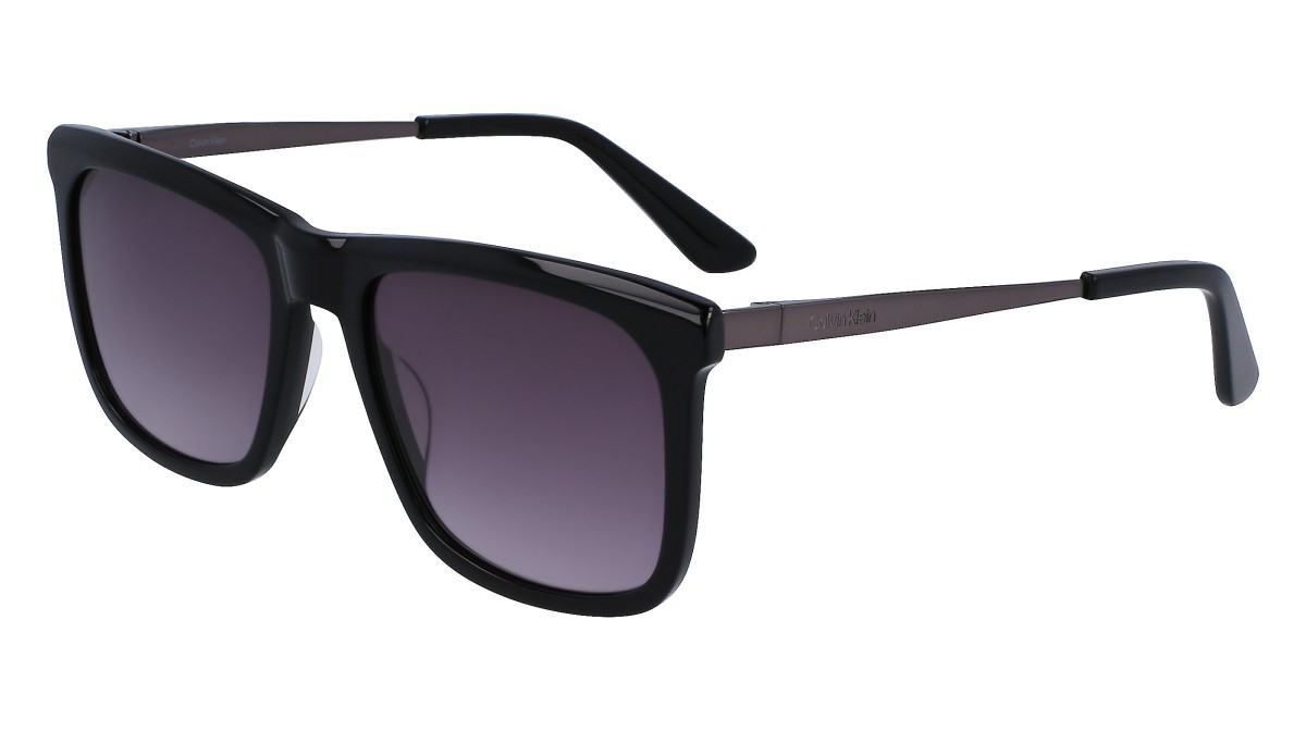 Sonnenbrillen Calvin Klein CK22536S (001) farbe black form rechteckig gläser gradient grey
