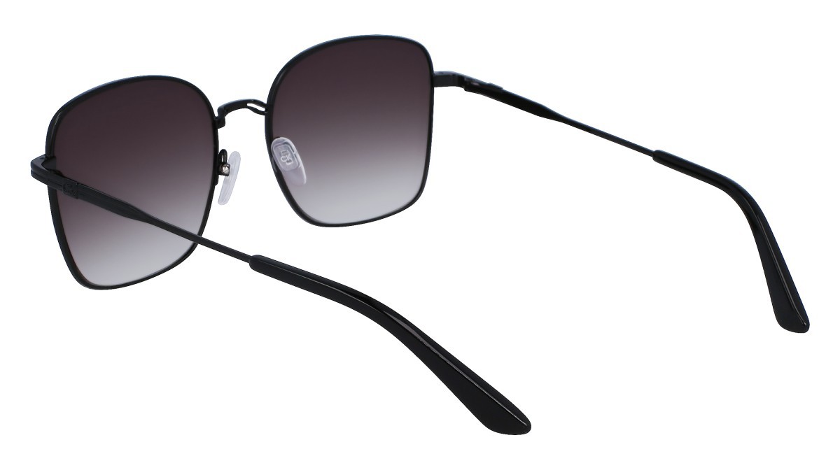 Sunglasses Calvin Klein CK23100S (001) color black shape rectangle lenses dark grey gradient