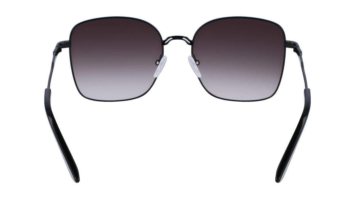 Sunglasses Calvin Klein CK23100S (001) color black shape rectangle lenses dark grey gradient