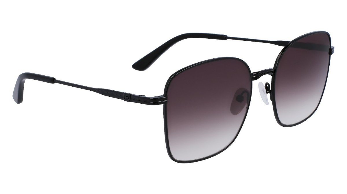 Sunglasses Calvin Klein CK23100S N (001) color black shape rectangle 