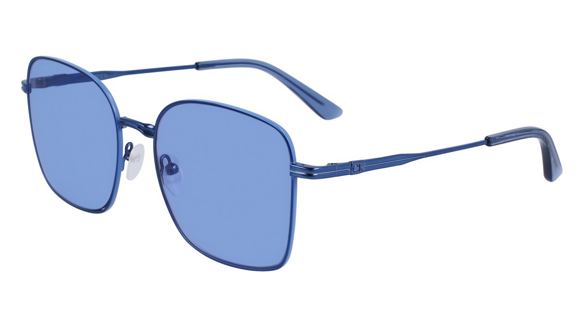 Sunglasses Calvin Klein CK23100S N (413) color azure shape rectangle 