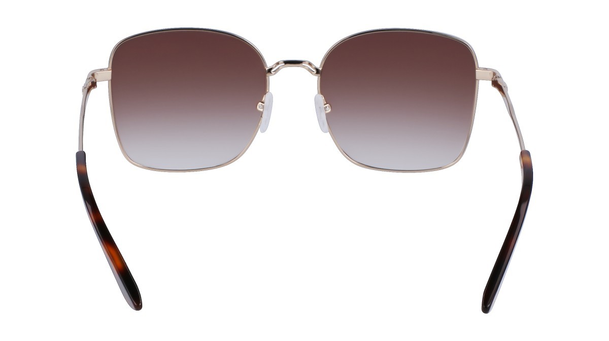 Sunglasses Calvin Klein CK23100S N (717) color gold shape rectangle 