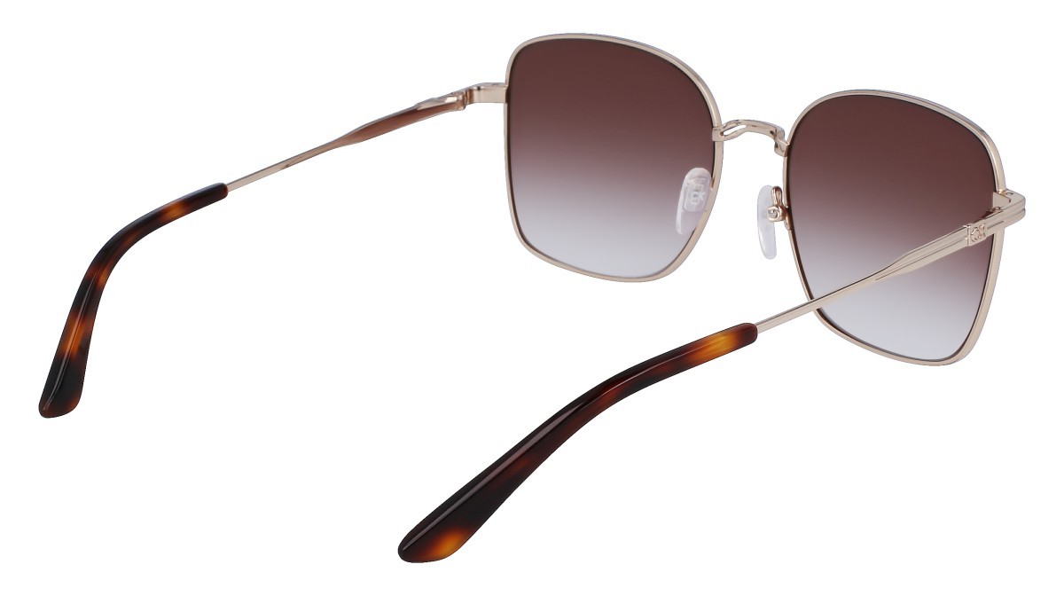 Sunglasses Calvin Klein CK23100S N (717) color gold shape rectangle 