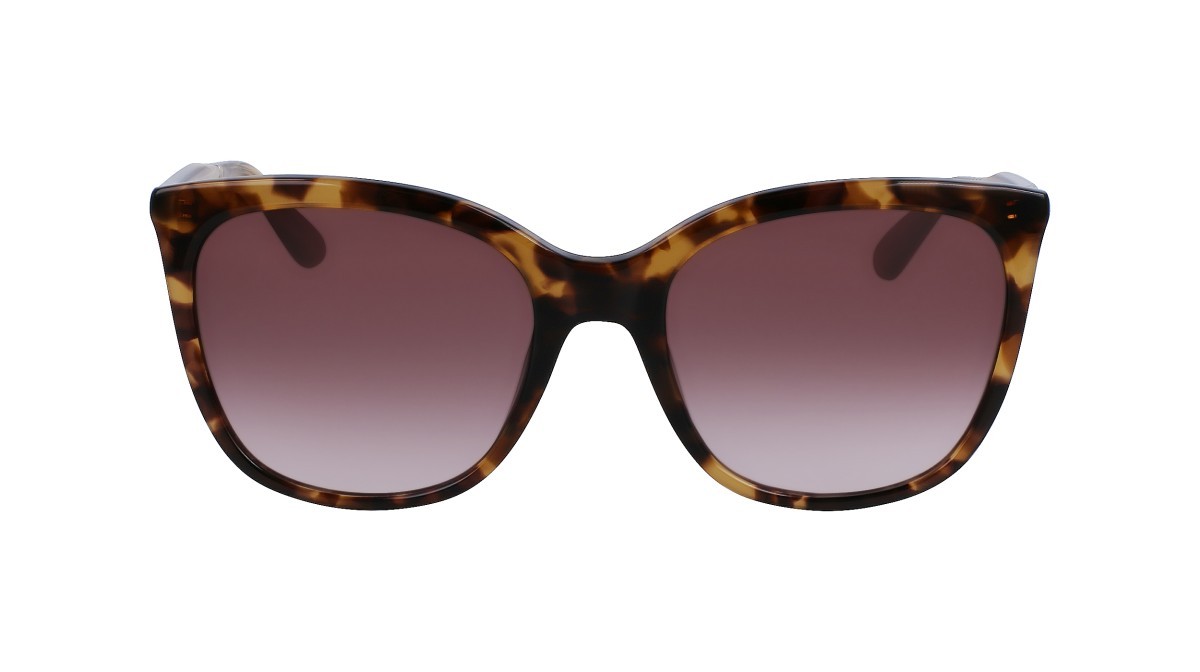 Sonnenbrillen Calvin Klein CK23500S (220) farbe brown havana form rechteckig gläser gradient brown