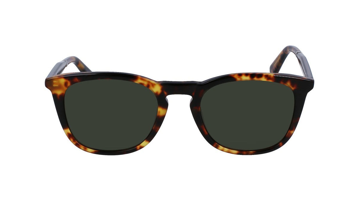 Sonnenbrillen Calvin Klein CK23501S (237) farbe vintage havana form pantos gläser solid green